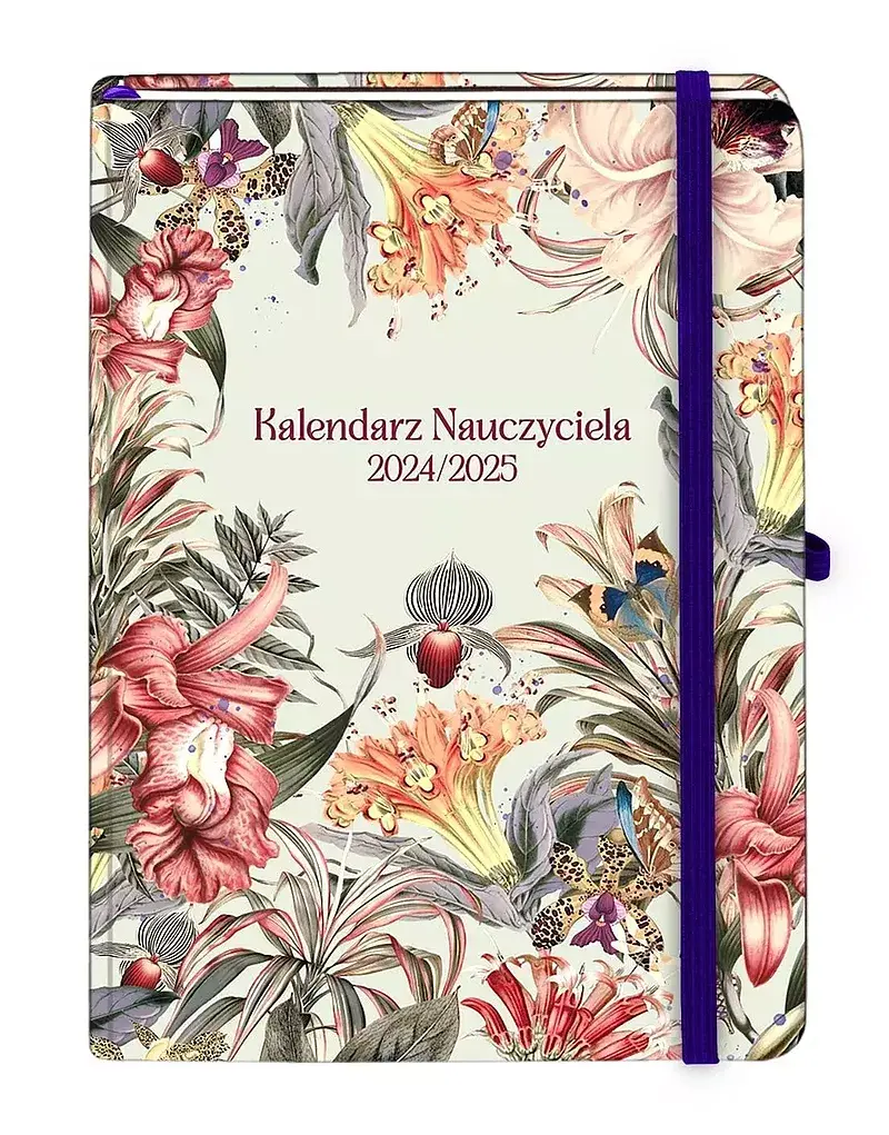 Kalendarz nauczyciela 2024/2025 a5 tdw egzotyczny kwiat