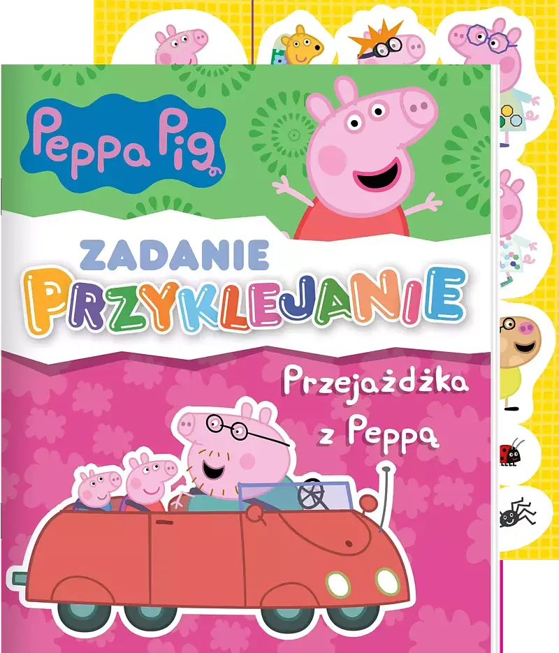 Peppa Pig. Zadanie Przyklejanie cz. 5