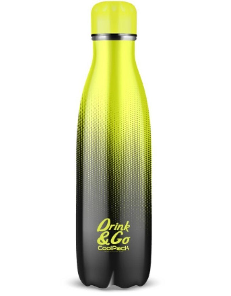 Bidon metalowy 500ml coolpack gradient lemon