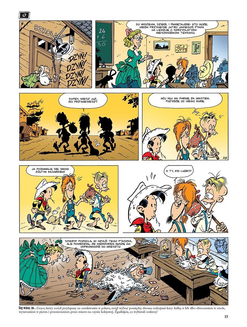 Lucky Luke. Kid Lucky - 01 - Uczeń kowboja
