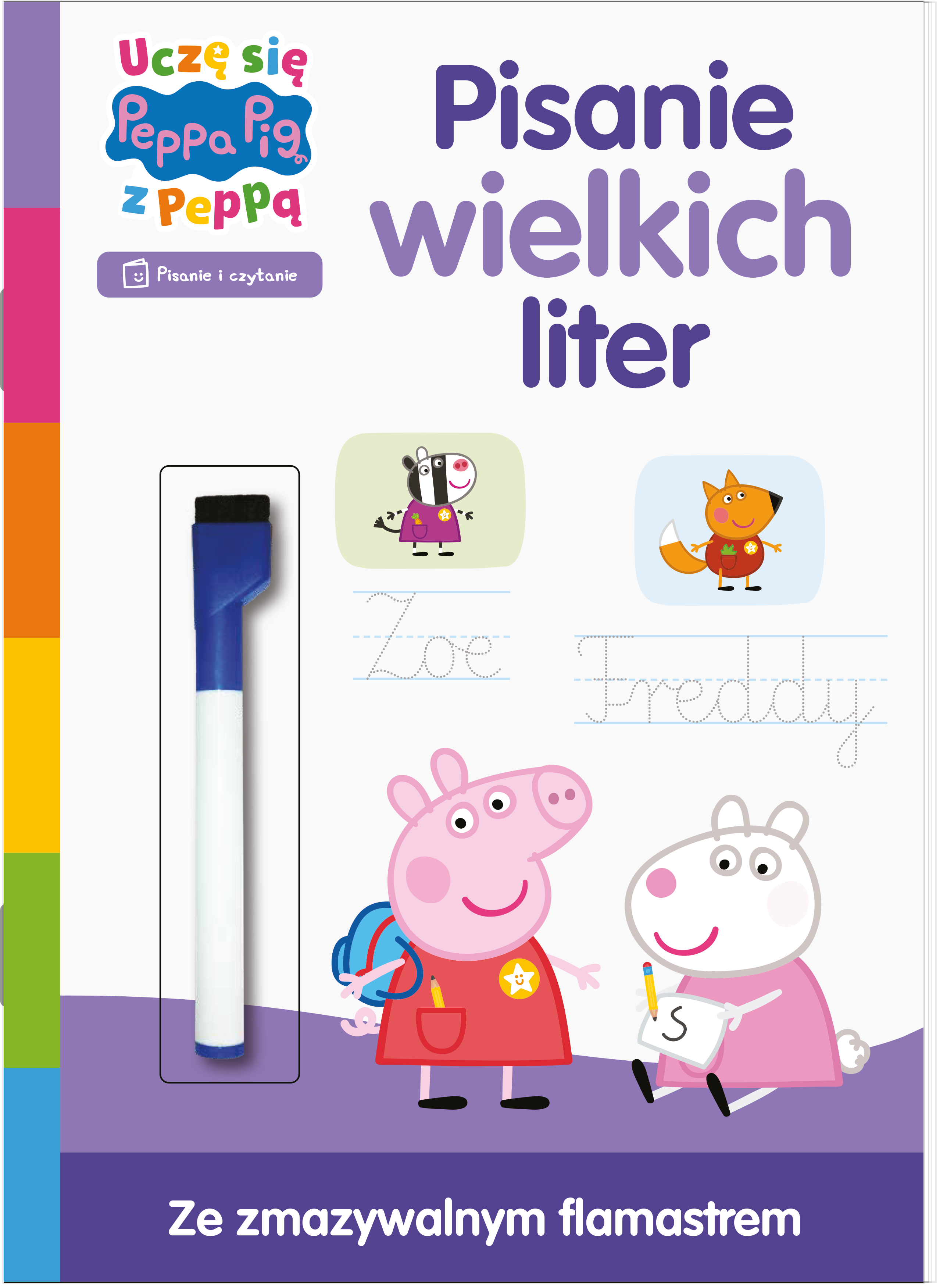 Peppa pig. Uczę się z Peppą. Pisanie wielkich liter