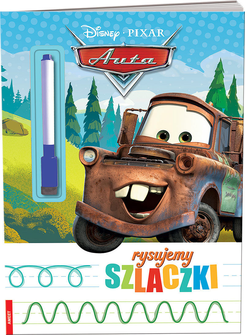 Auta disney/pixar rysujemy szlaczki kss-9107