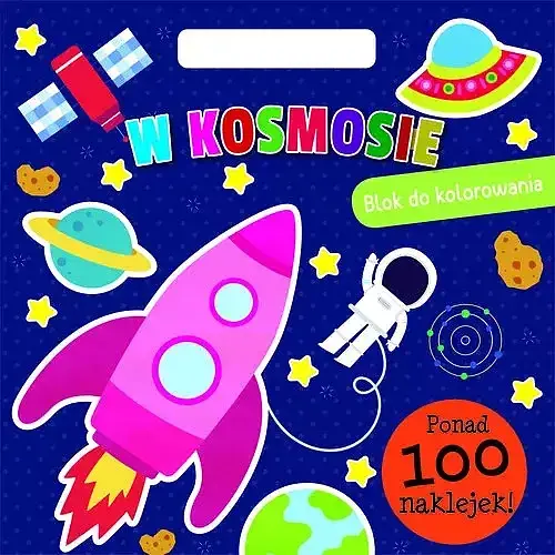 Blok do kolorowania. W kosmosie