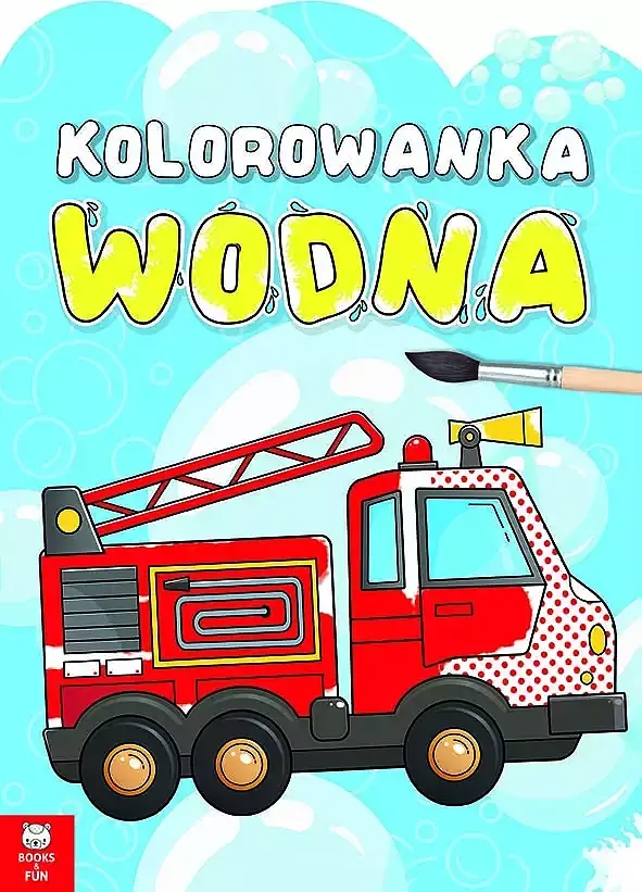 Pojazdy. Kolorowanka wodna