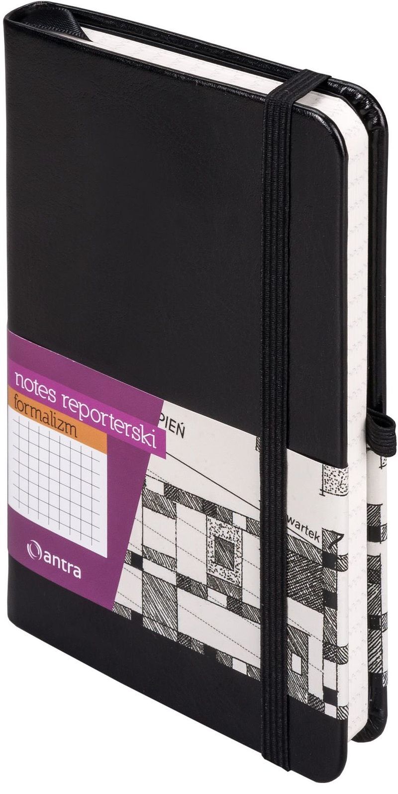 Formalizm A6 Notes kratka czarny