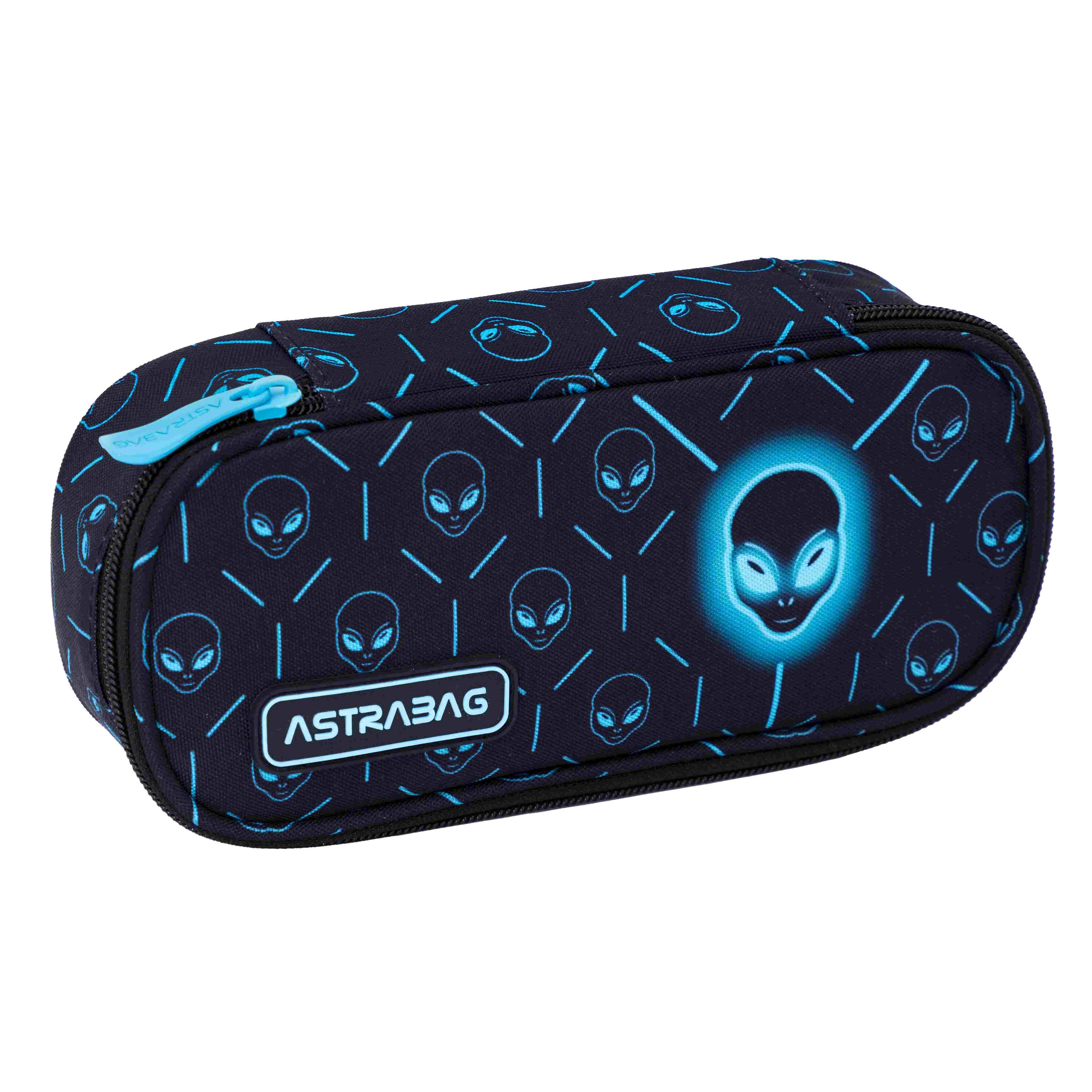 Piórnik owalny Astrabag Neon Ufo AC6
