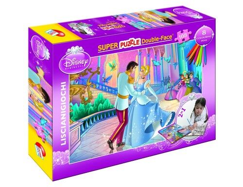 Puzzle dwustronne Kopciuszek 108 + mazaki