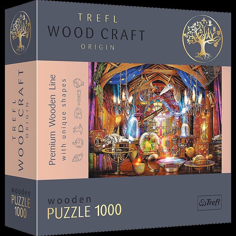 Puzzle 1000 drewniane czarodziejska komnata 20146