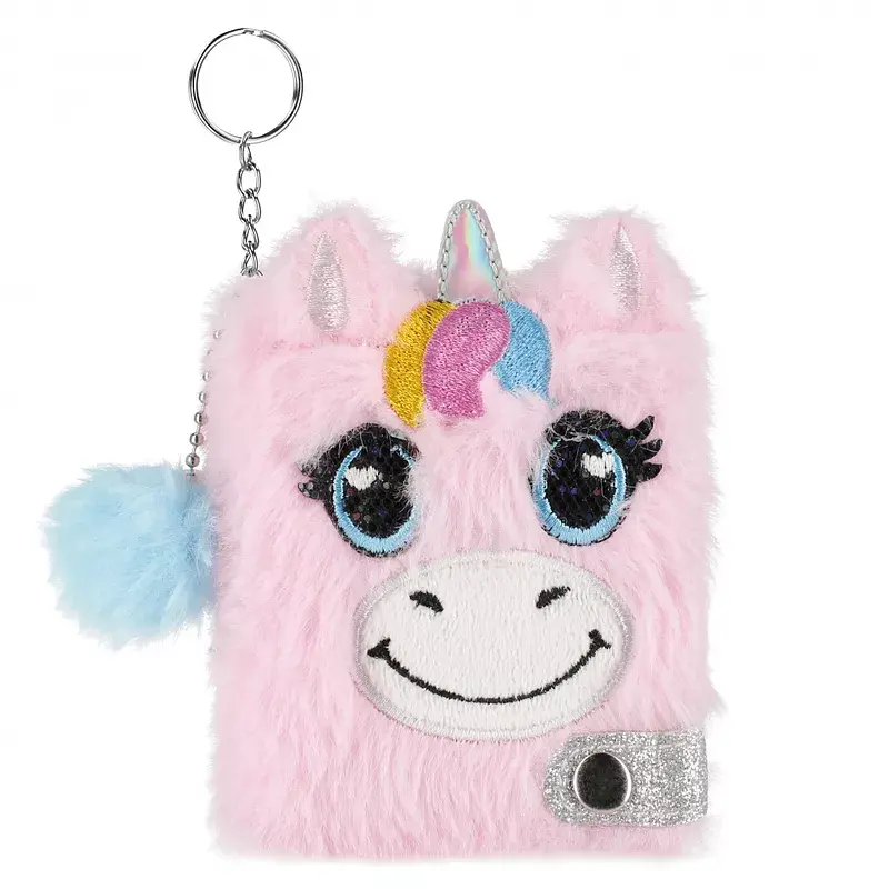 Notes pluszowy brelok unicorn