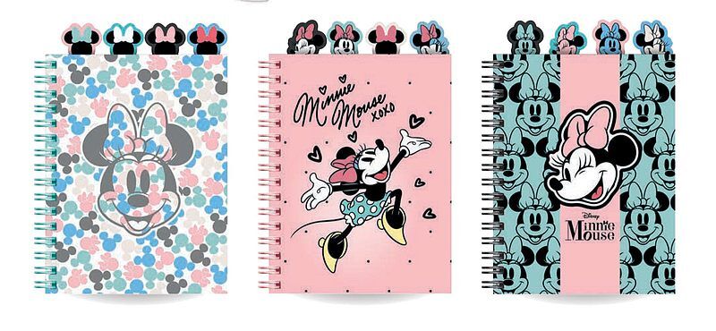 Kołobrulion a5 100k. Kratka disney fashion minnie mouse 1szt. Mix