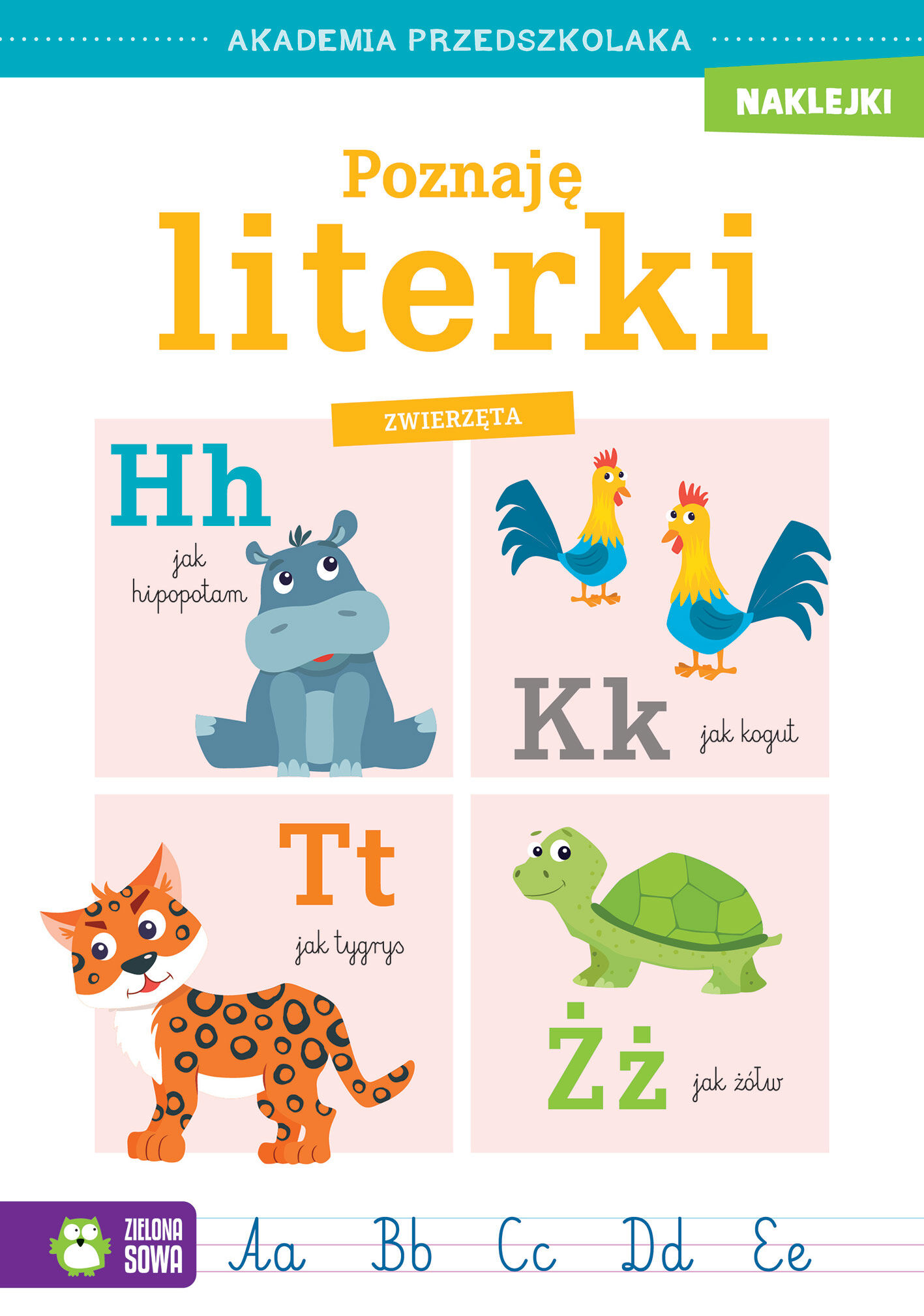 Akademia przedszkolaka. Poznaję literki. Zwierzęta
