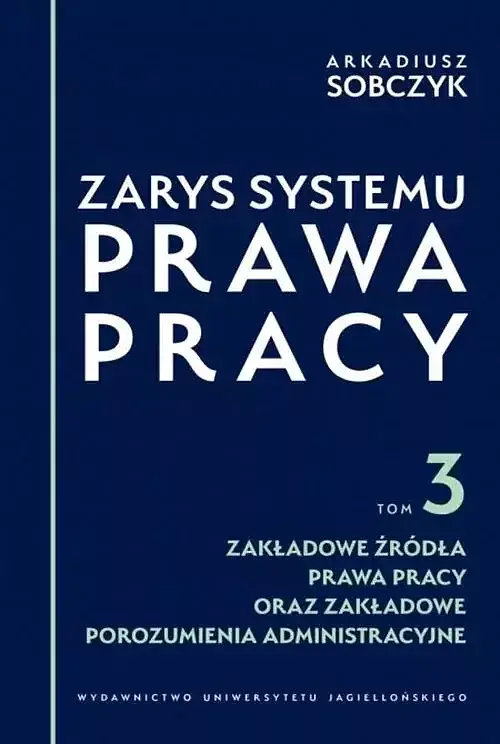 Zarys systemu prawa pracy. Tom 3