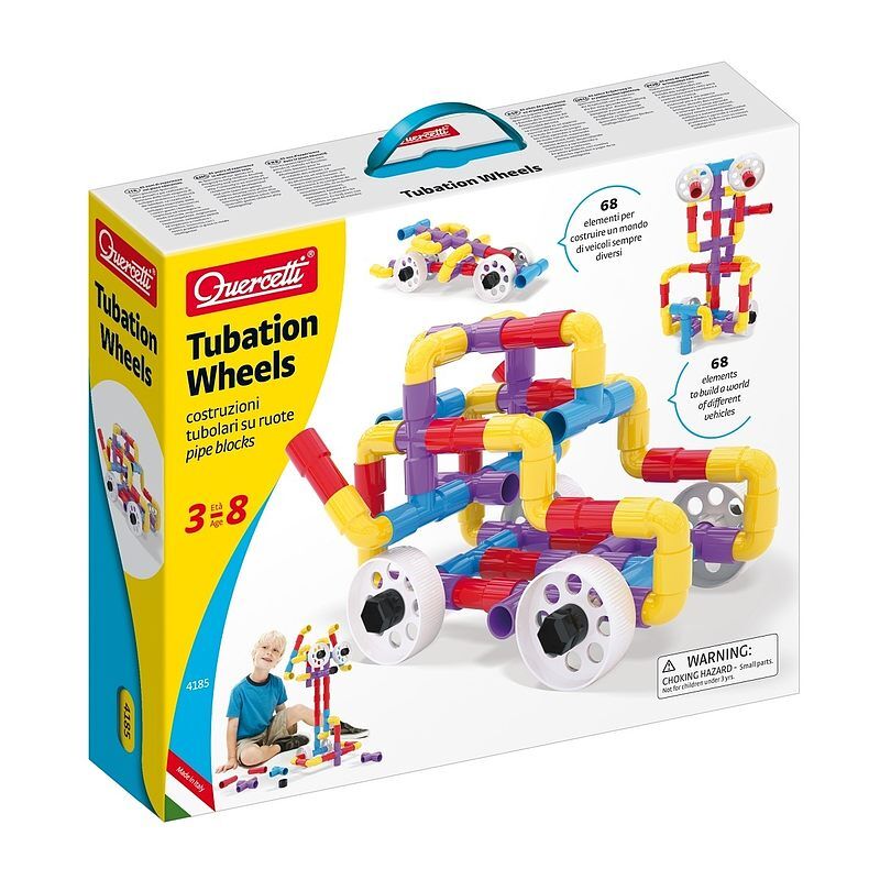 Zestaw konstrukcyjny Tubation Wheels 68 elementów