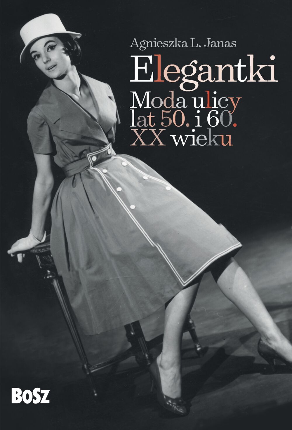 Elegantki moda ulicy lat 50 i 60 XX wieku
