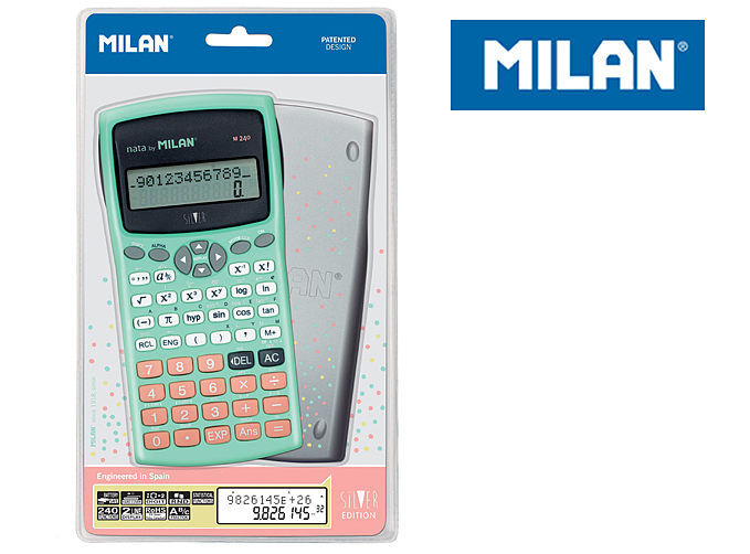 Kalkulator milan naukowy 240 funkcji silver