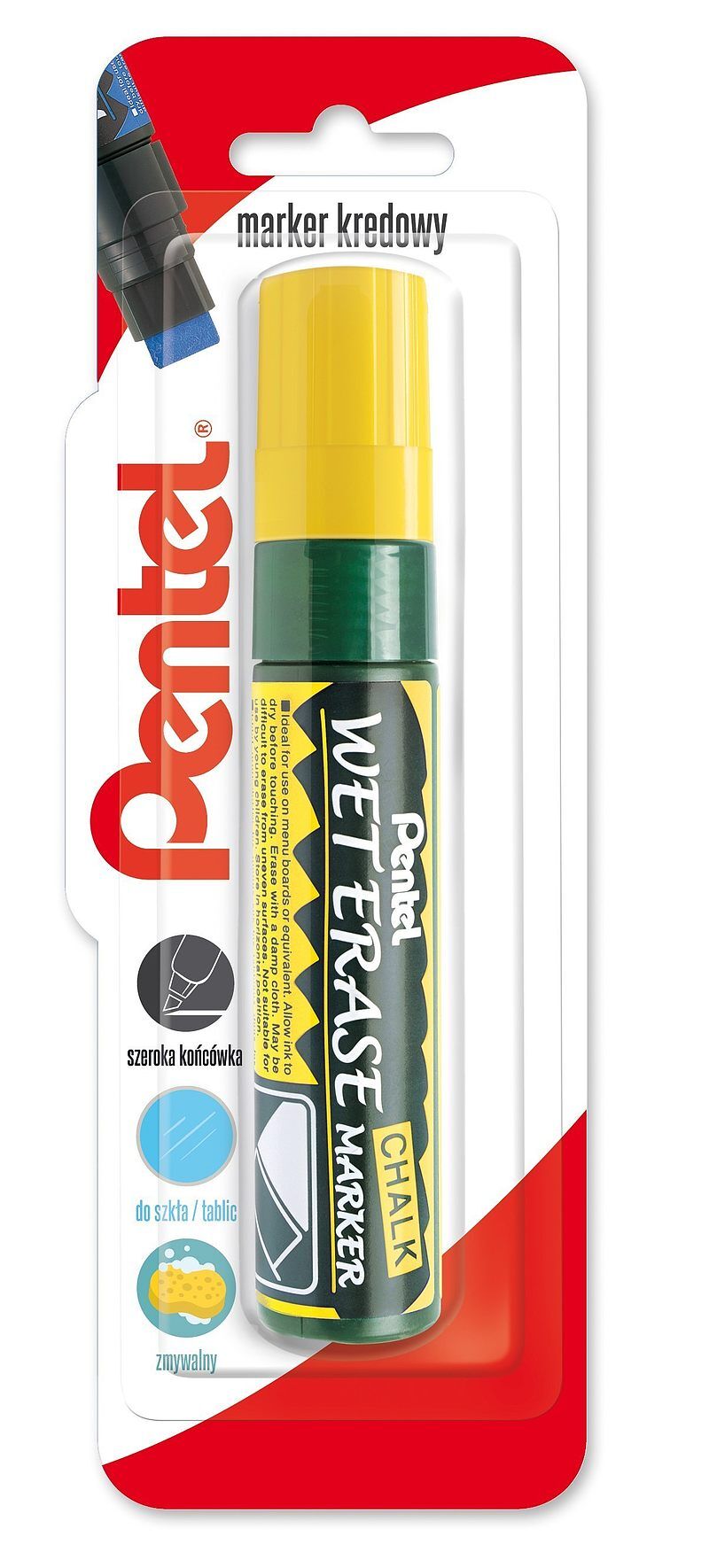 Marker kredowy gruby smw56 żółty 1 szt