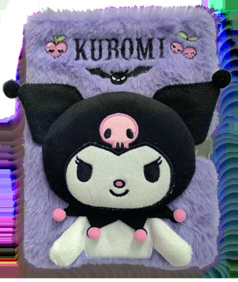Pamiętnik pluszowy A5 3D Kuromi KU00010