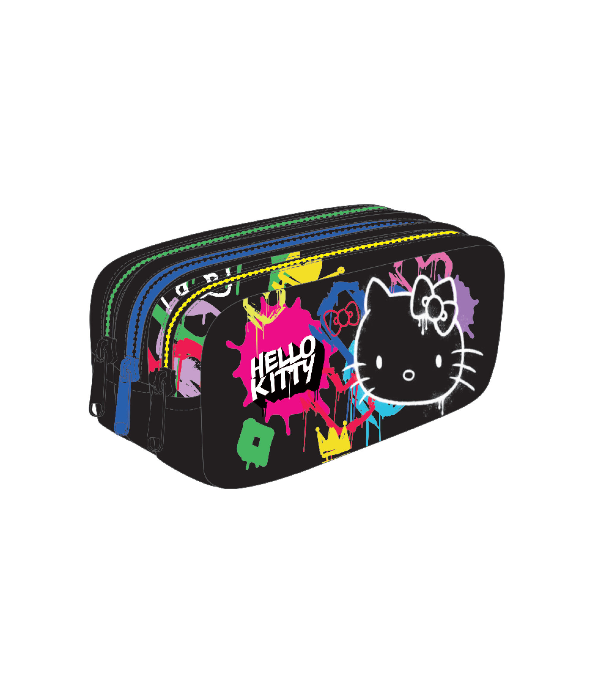 Saszetka Hello Kitty Primus Black Neon