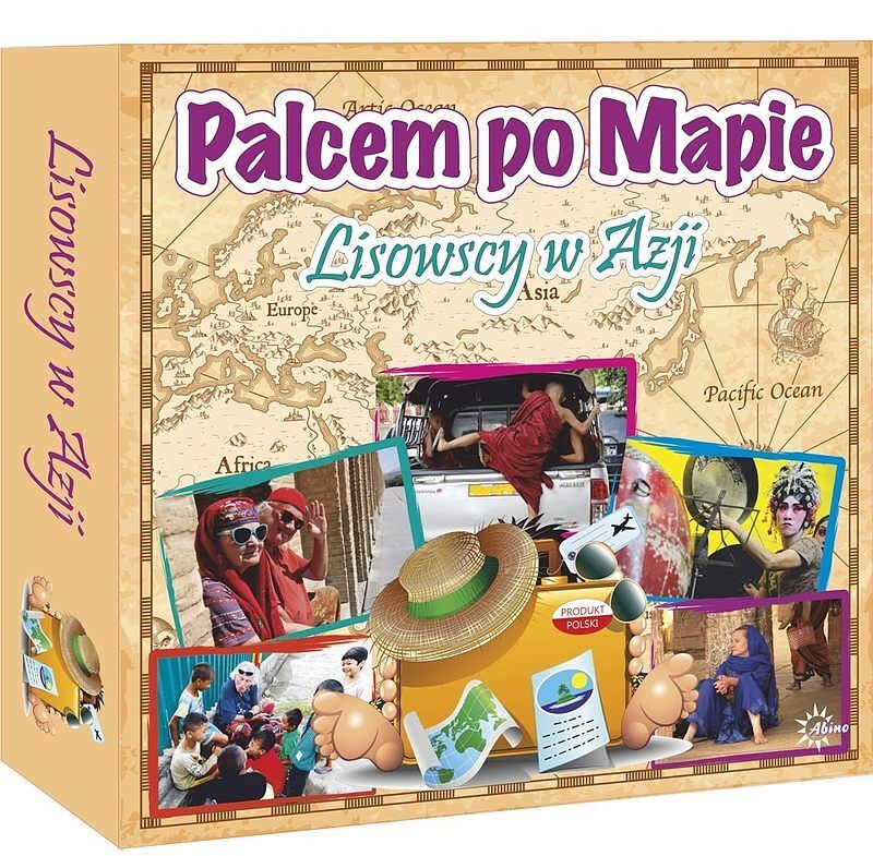 Gra palcem po mapie lisowscy w azji