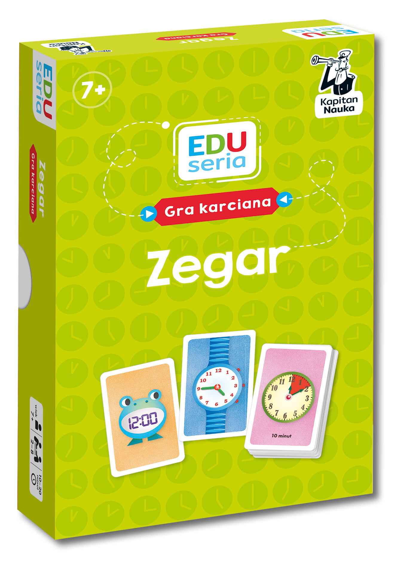 EDUseria. Zegar. Gra karciana. Kapitan Nauka
