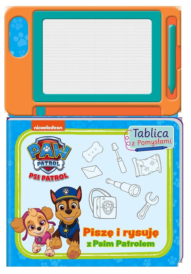 Psi Patrol. Tablica z pomysłami. Piszę i rysuję z Psim Patrolem!
