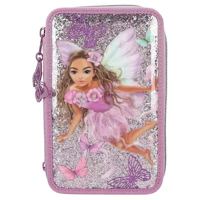 Piórnik 3-komorowy z wyposażeniem top model fairy love 12775a