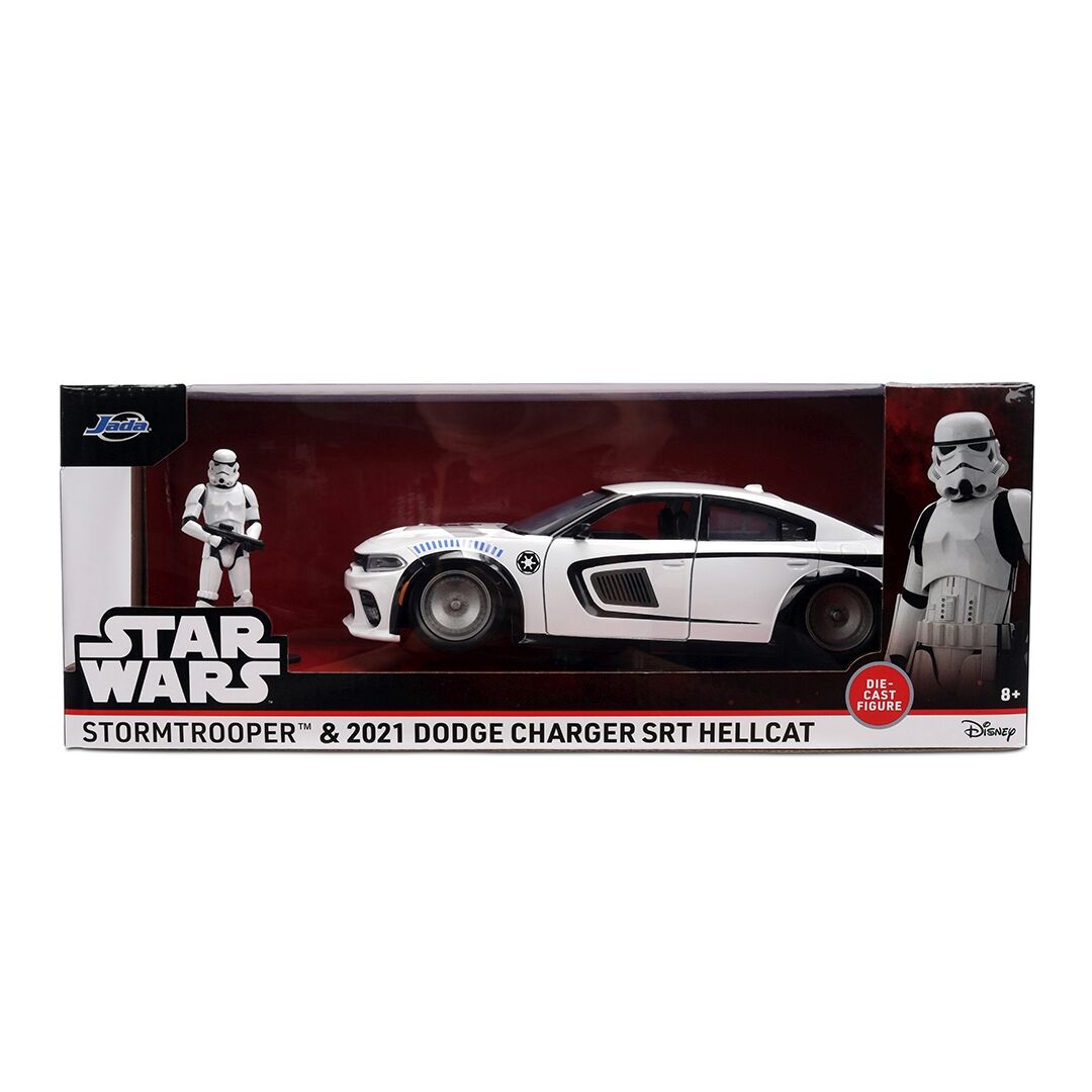 Dodge Charger SRT 1:24+figurka JADA Star Wars