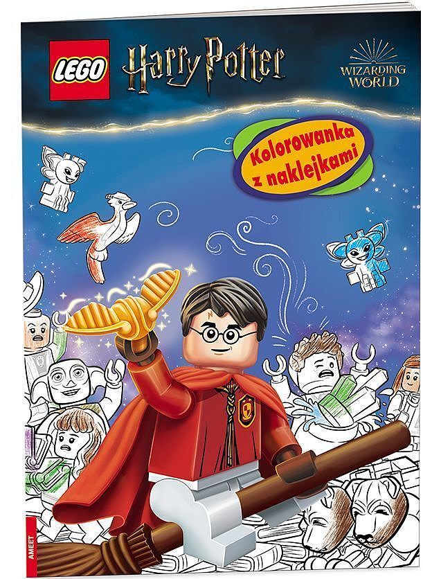 Lego harry potter kolorowanka z naklejkami