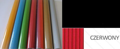 Tektura falista „E” rolka 50cm x 70cm kolor czerwony