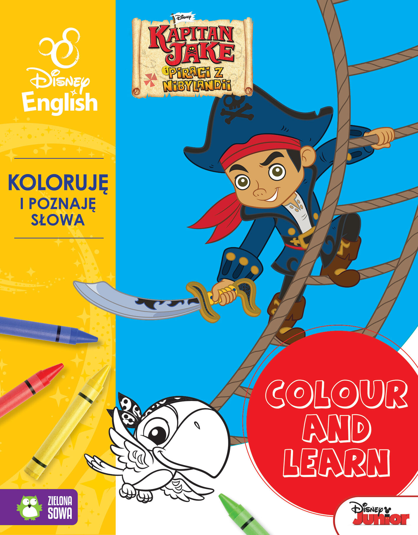 Colour and learn! Jake. Koloruję i poznaję słowa. Disney English