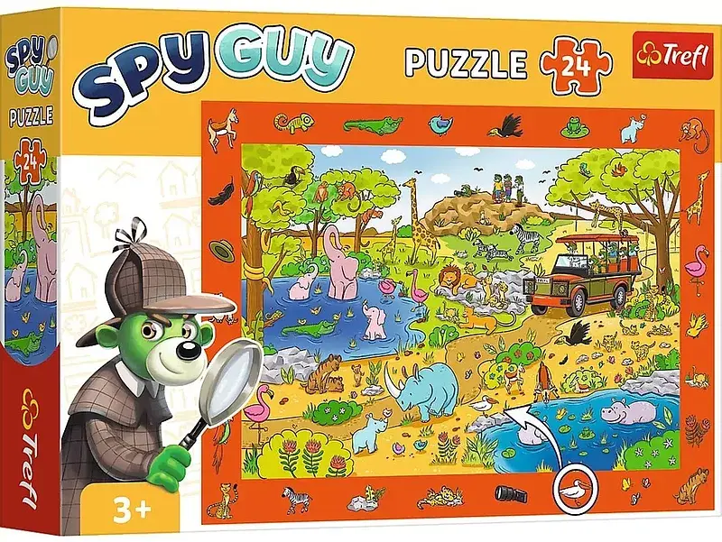 Puzzle obserwacyjne Spy Guy Safari 24