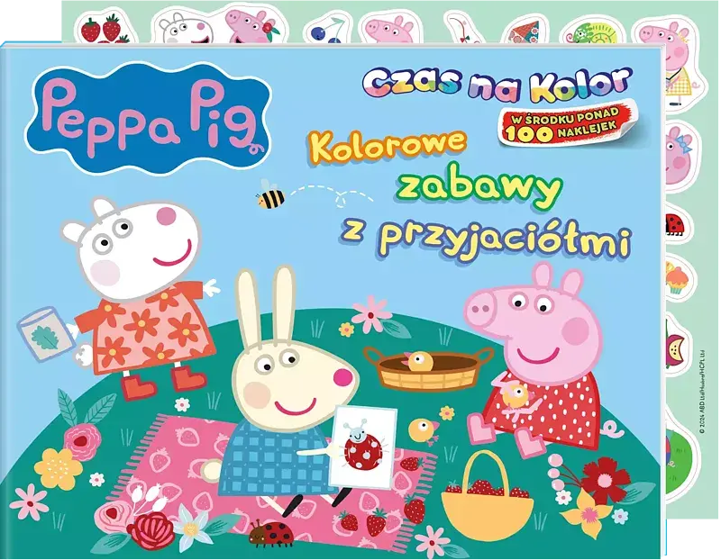 Peppa Pig. Czas na kolor. Kolorowe zabawy z przyjaciółmi