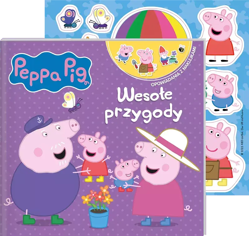 Peppa Pig. Opowiadania z naklejkami 12. Wakacyjne przygody