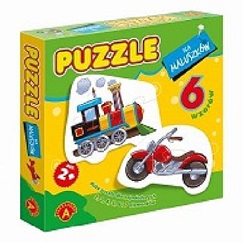 Puzzle dla maluszków. Lokomotywa