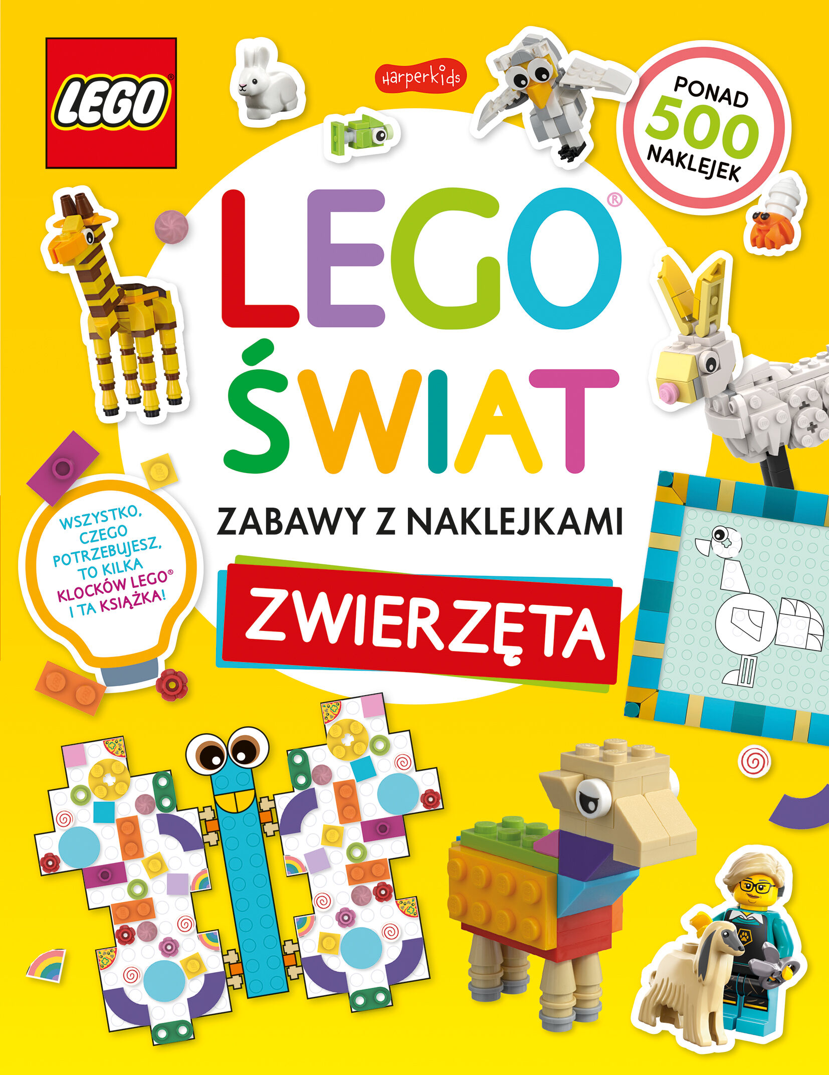 LEGO® świat. Zabawy z naklejkami. Zwierzęta