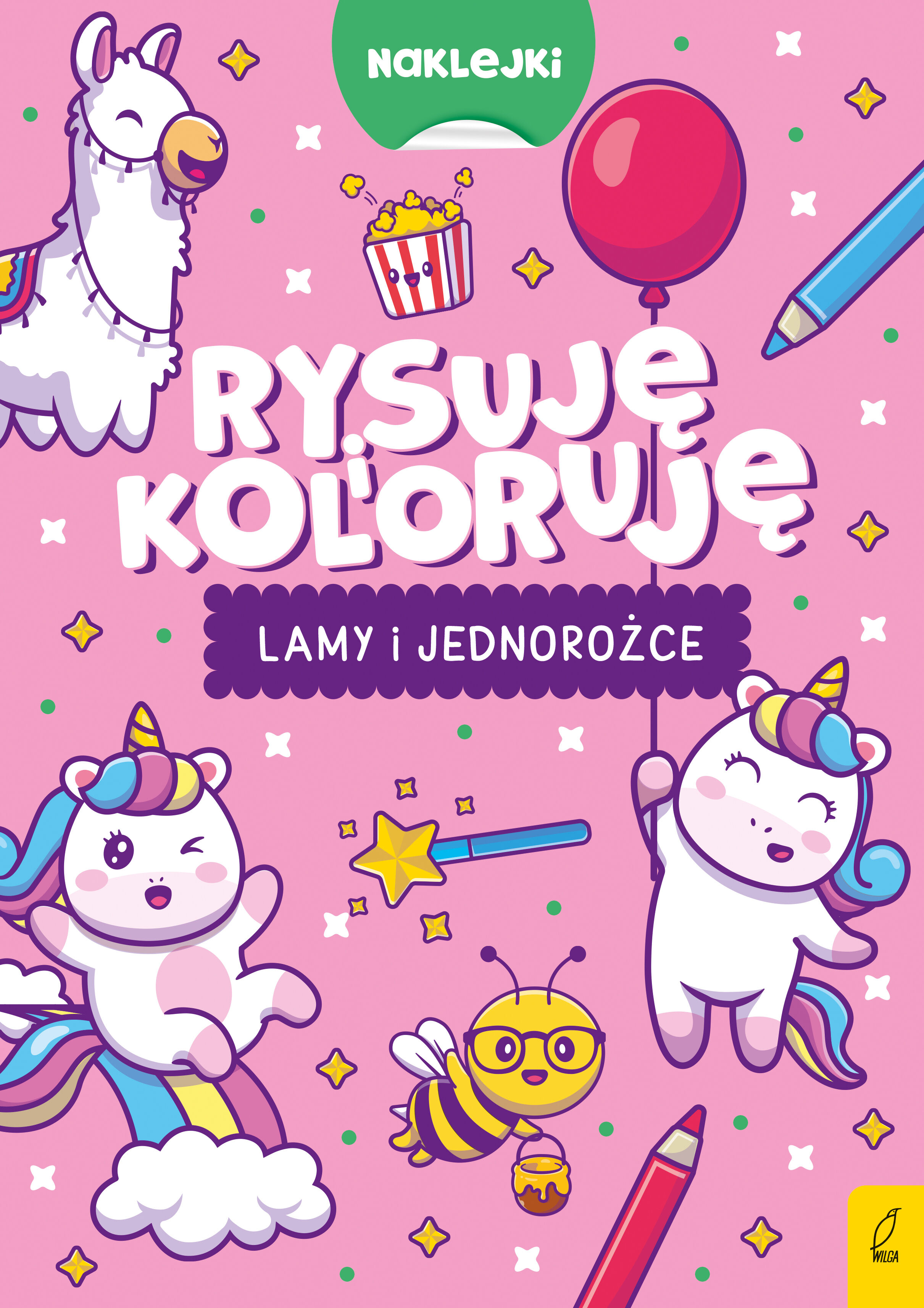 Rysuję i koloruję. Lamy i jednorożce