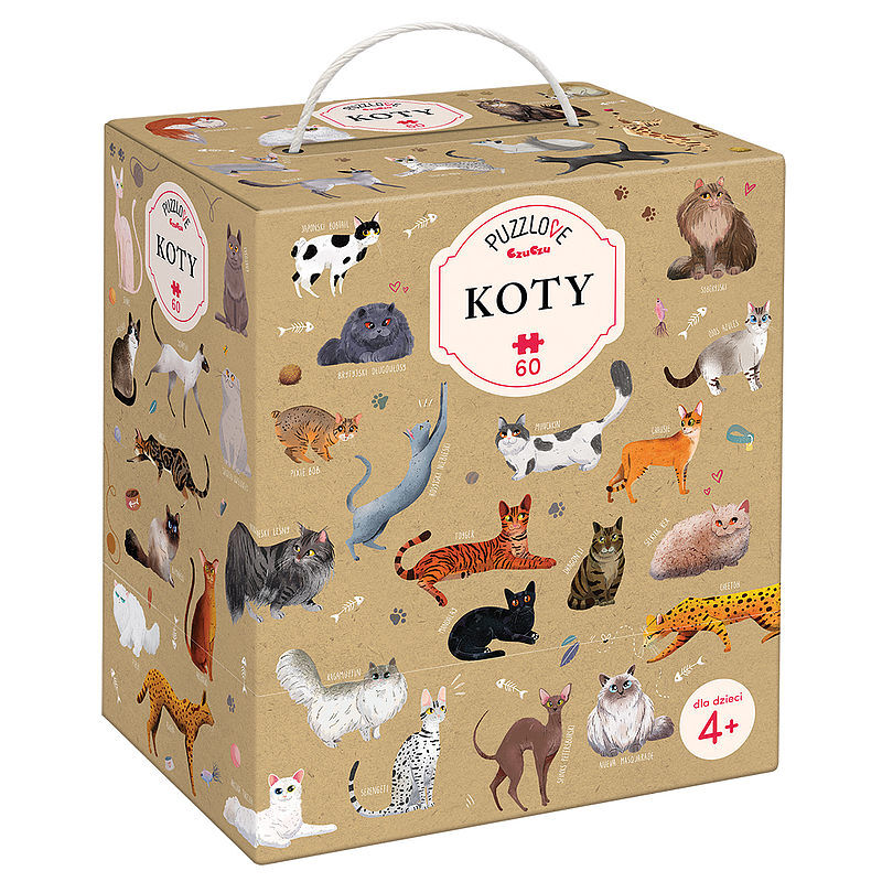 Puzzlove CzuCzu Koty 60 elementów