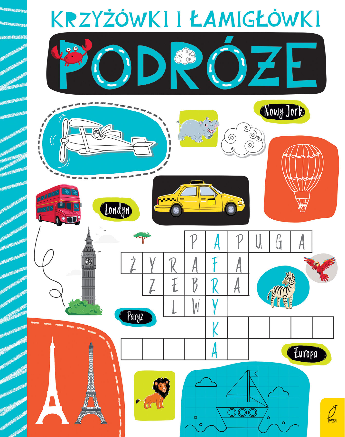 Krzyżówki i łamigłówki. Podróże