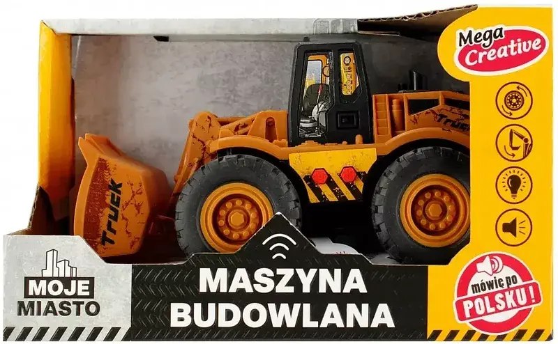 Maszyna budowlana spychacz moje miasto