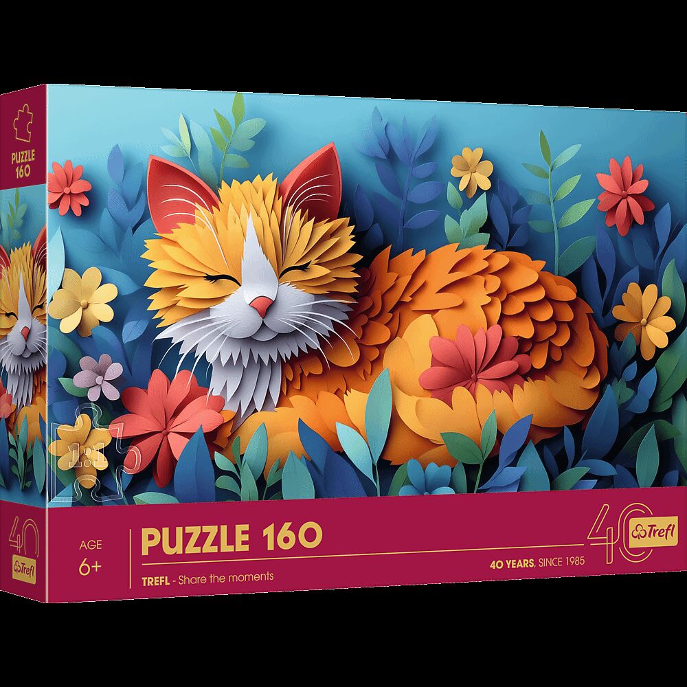 Puzzle 3D 160 40-lecie Trefl Kotek 40049