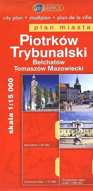 Piotrków Trybunalski. Plan miasta 1:15 000