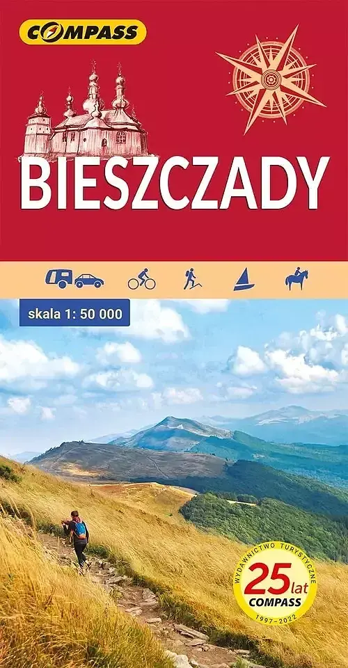 Bieszczady. Mapa turystyczna w skali 1:50 000