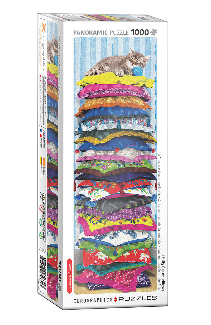 Puzzle 1000 fluffy kitty on pillows 6010-5631