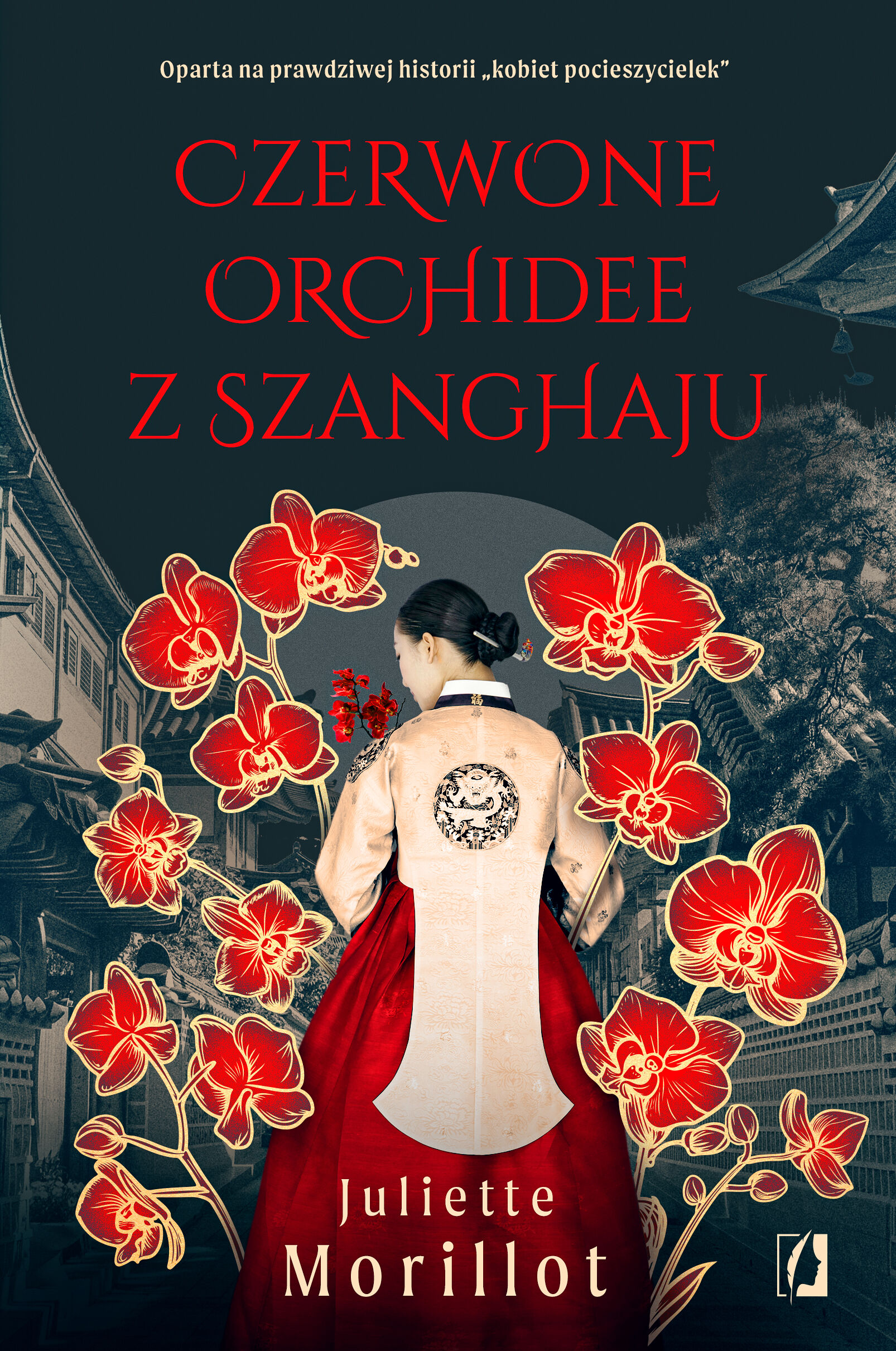 Czerwone orchidee z Szanghaju