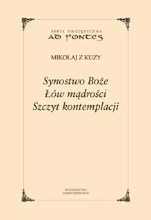 Synostwo Boże Łów mądrości Szczyt kontemplacji
