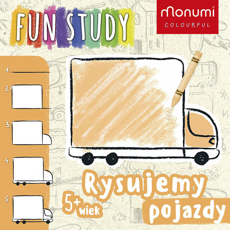 Książeczki rysujemy pojazdy