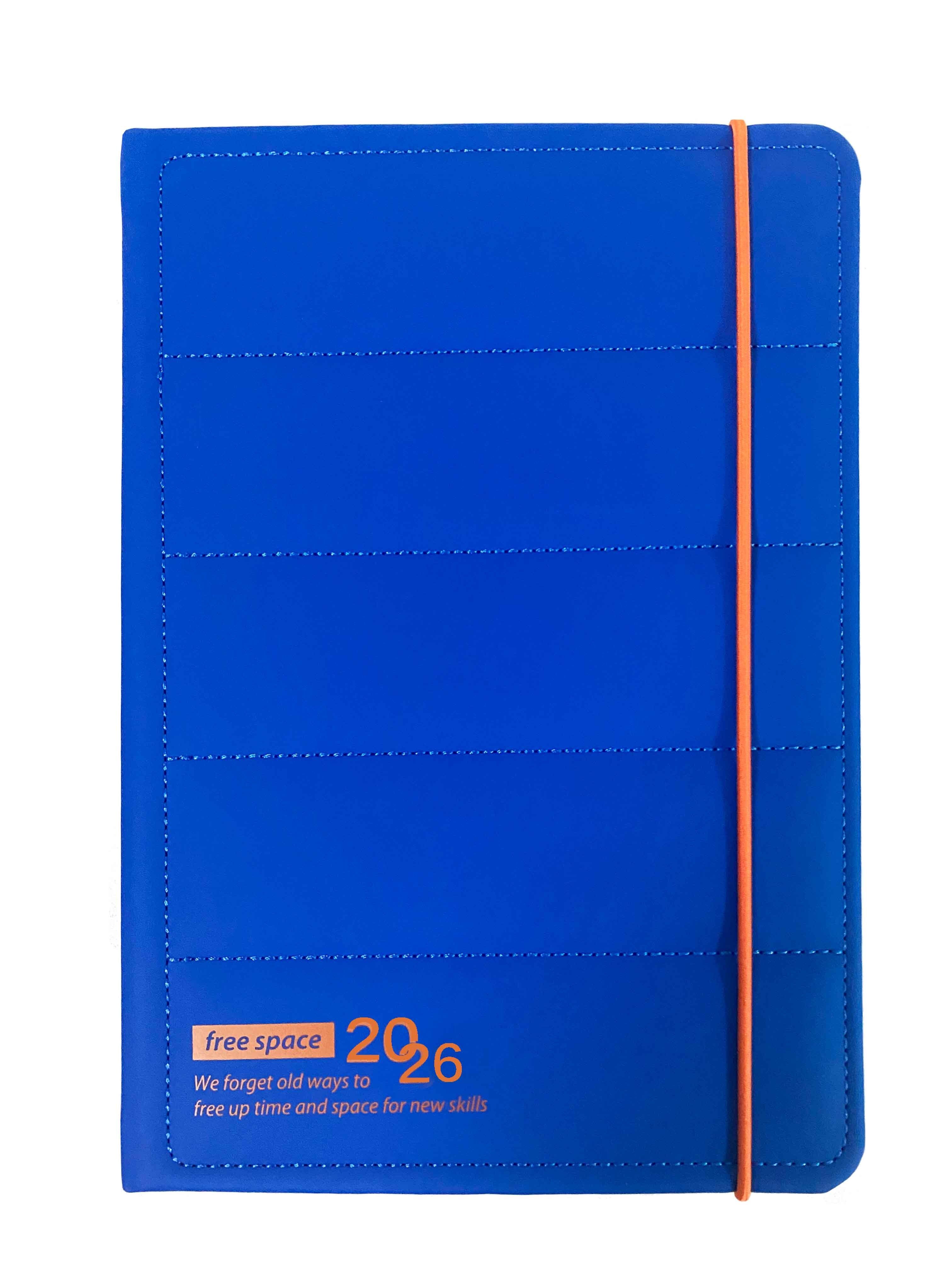 Kalendarz 2026 A5 LUX north face dzienny V1 niebieski K-A5D NF