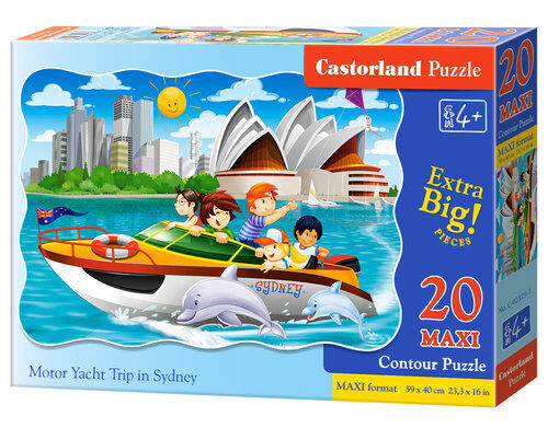 Puzzle Maxi Konturowe Motor Yacht Trip in Sydney 20