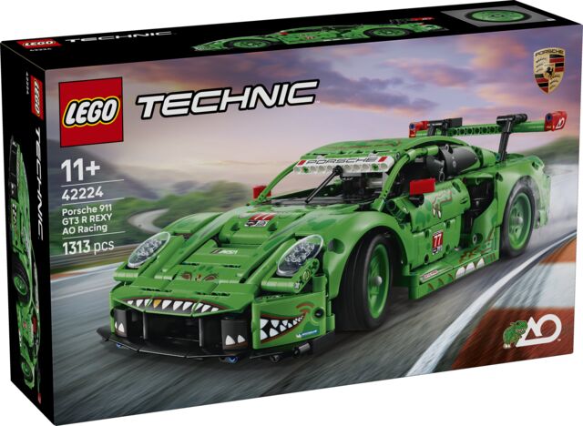 LEGO Technic Samochód Porsche 911 GT3 R Rexy AO Racing 42224