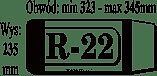 Okładka iks r-22 (50 sztuk w paczce)